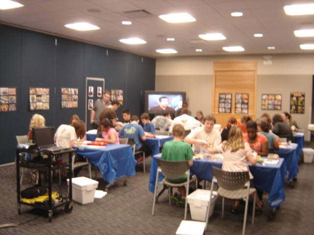 Teens create a delicious dish during Ultimate Teen Chef.