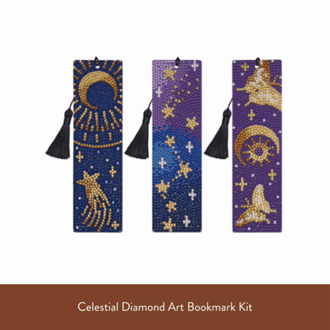 Celestial Diamond Art Bookmark Kit