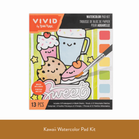 Kawaii Watercolor Pad Kit